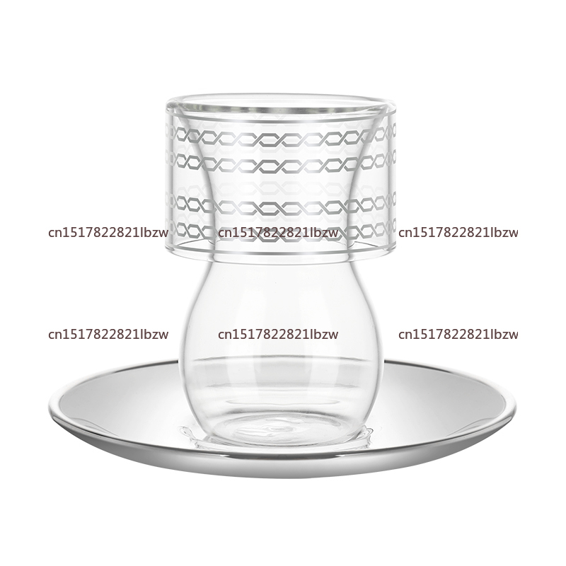 Coffee Tea Sugar Set - 2025 Deluxe Versilbertes Tee- und Kaffeetassen-Set