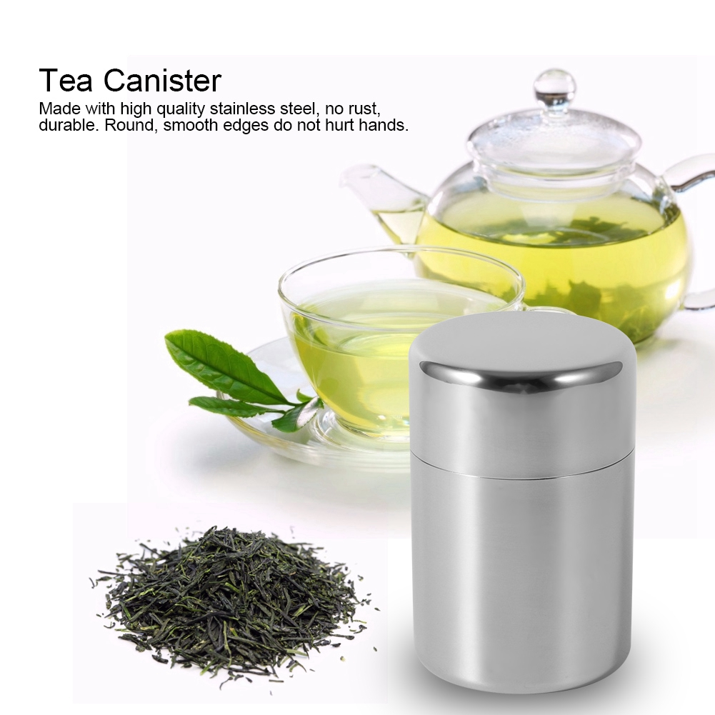 Canister Coffee Sugar Tea - Teedose aus Edelstahl, Teedosen für Zuhause