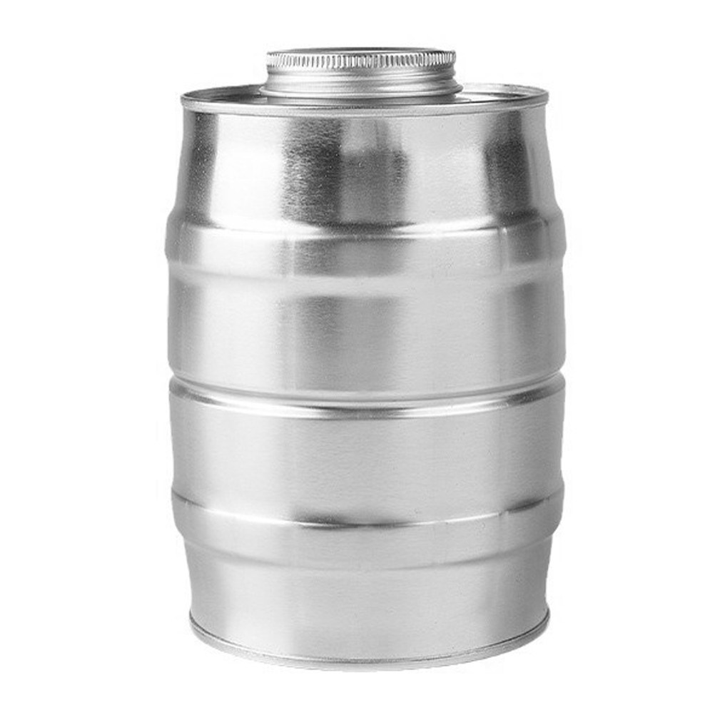 Canister Coffee Sugar Tea - Retro-Kaffeedose aus Weinfass-Blech mit Luftdichtem Verschluss