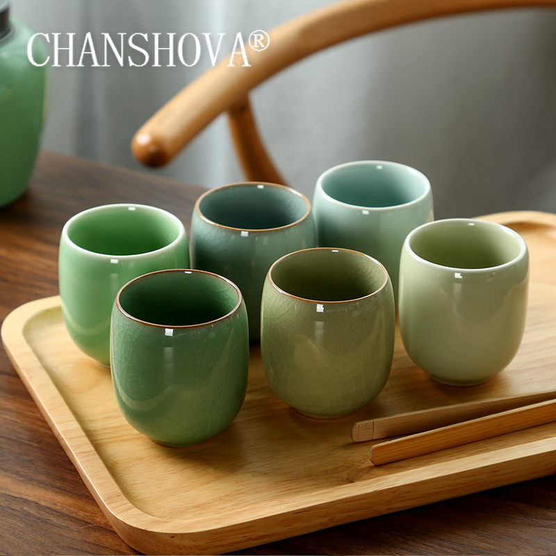 Coffee Tea Sugar Set - CHANSHOVA-Teetassen-Set aus Porzellan, traditioneller chinesischer Stil,