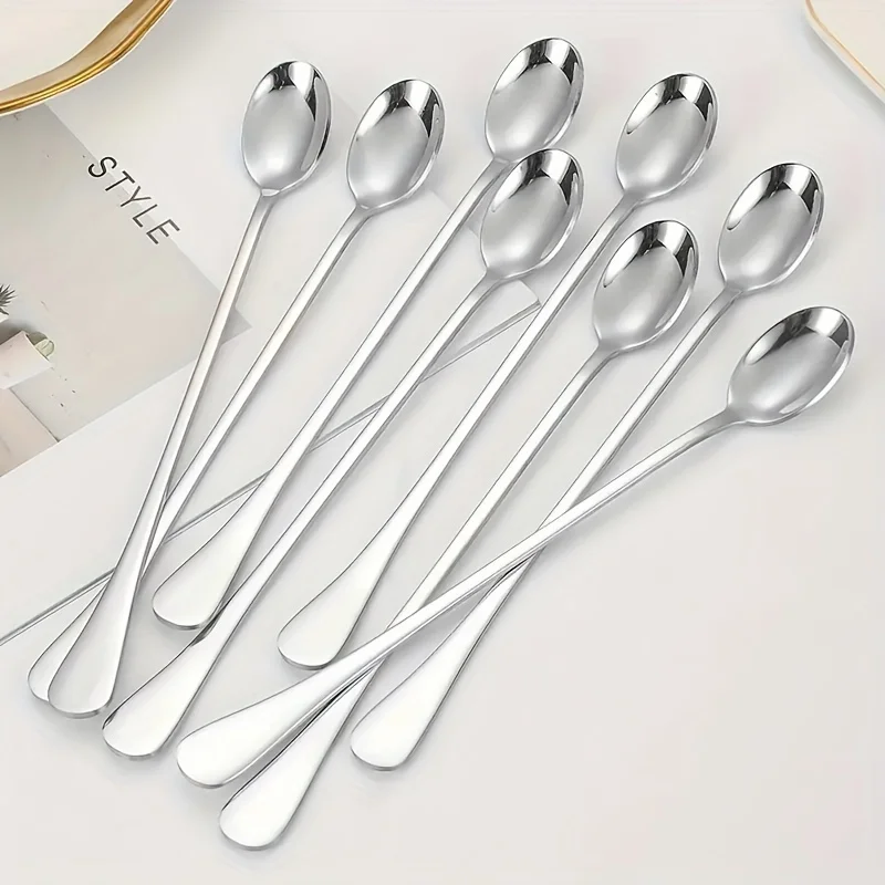 Coffee Tea Sugar Set - 1/10-teiliges Löffel-Set aus Edelstahl mit langem