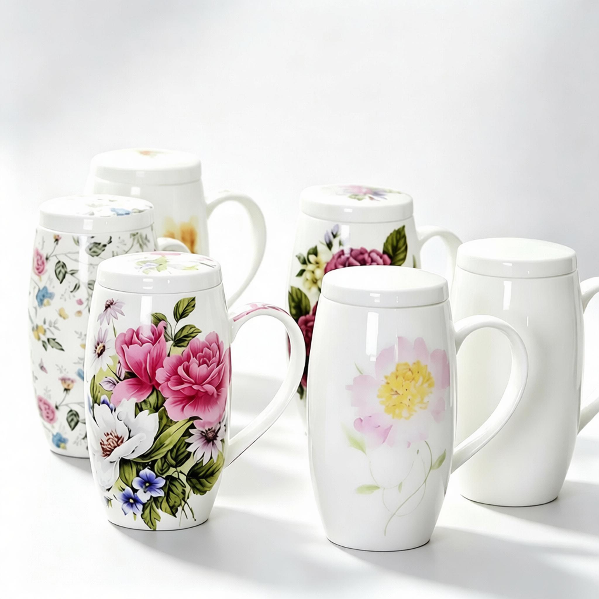 Coffee Plus Tea - 700ML, bone china große kaffee becher,