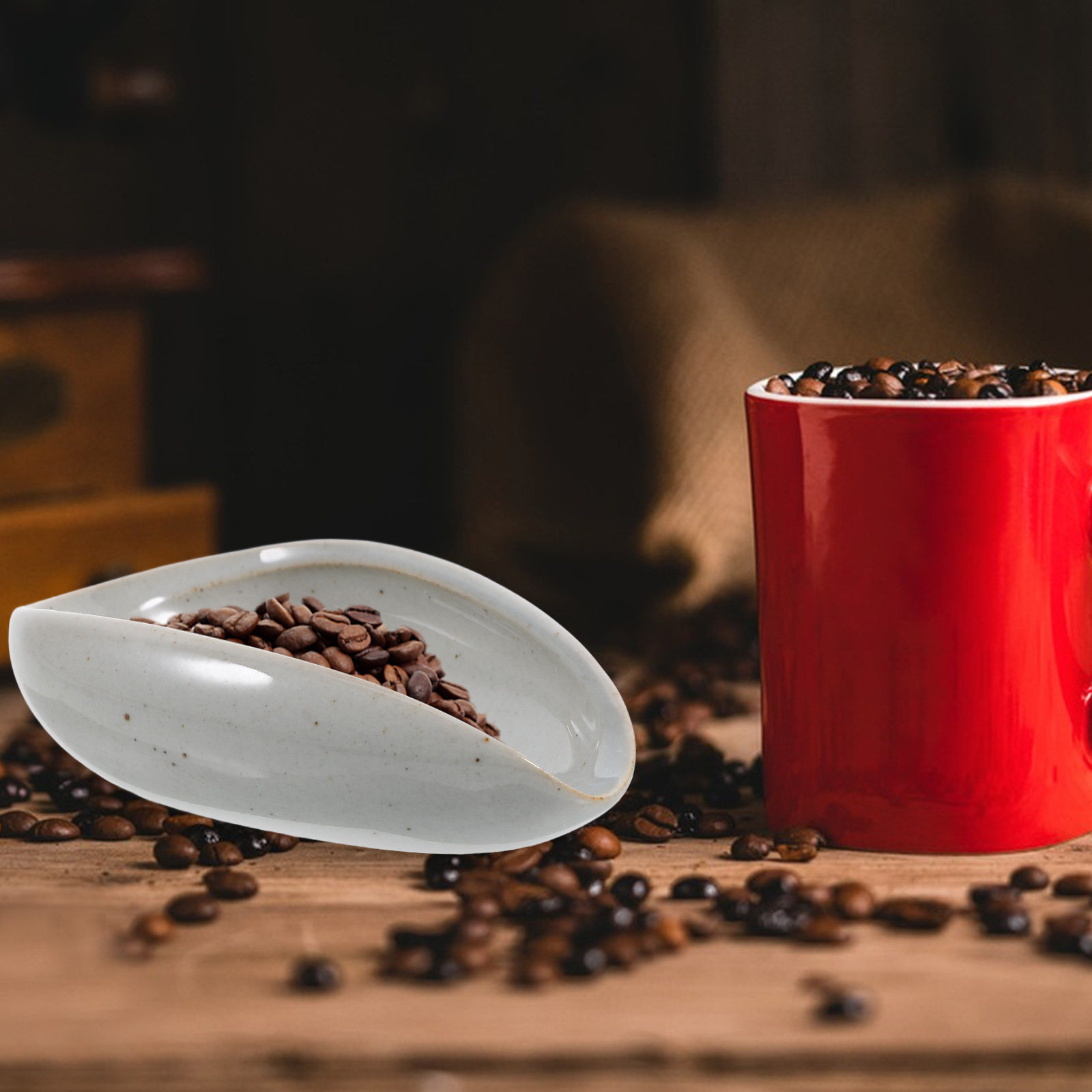 Keramik-Kaffeebohnen-Dosiersch – Coffee Tea Leaf And Bean Bewertung und Preis