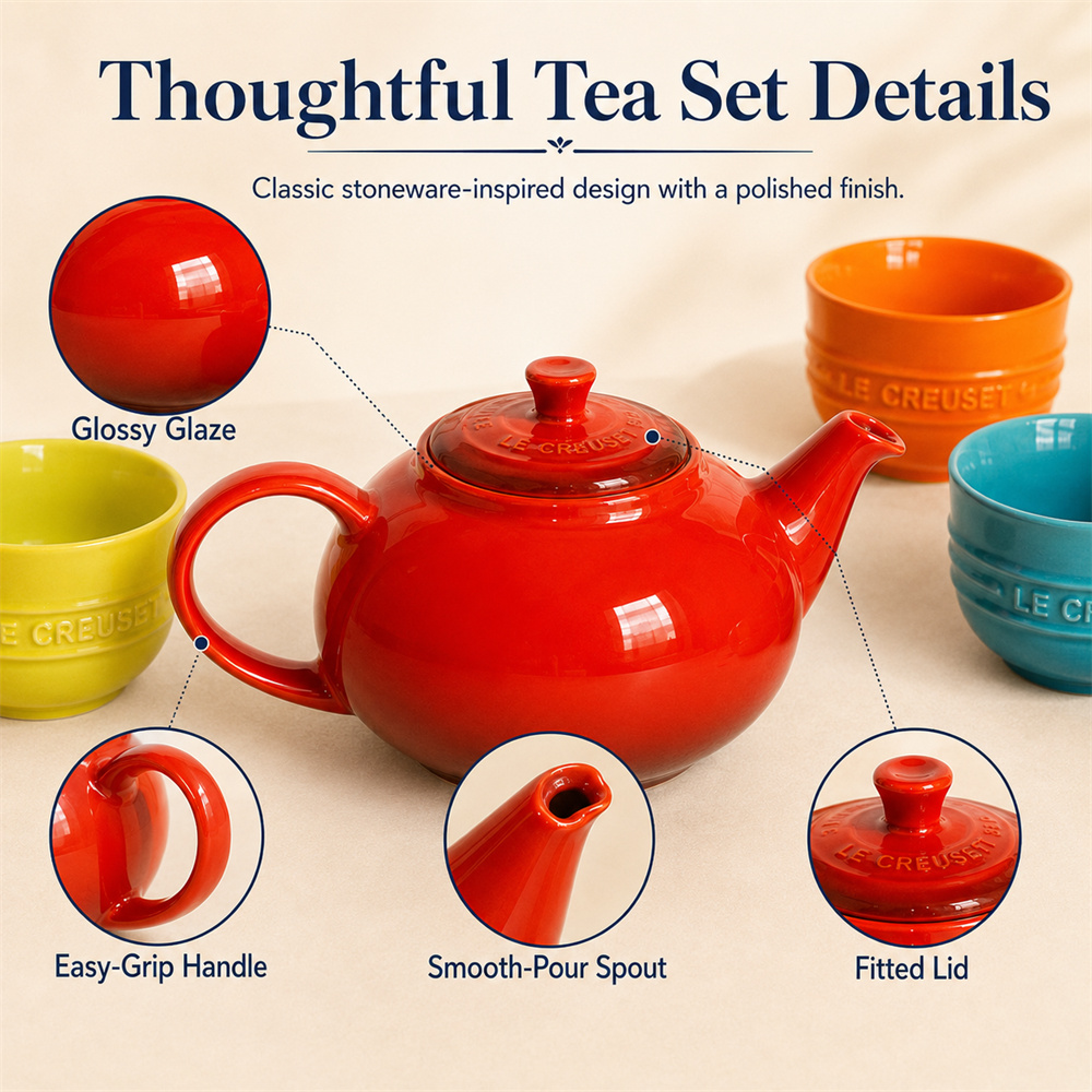 5-teiliges Le Creuset Kratzfes – Mug Tea Coffee Bewertung und Preis