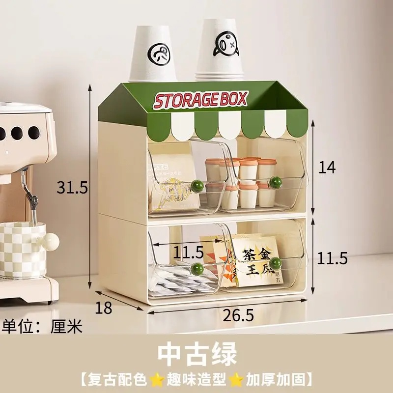 1 Stück Doppelschichtiger Teeb – Coffee Tea Drawer Organizer Bewertung und Preis