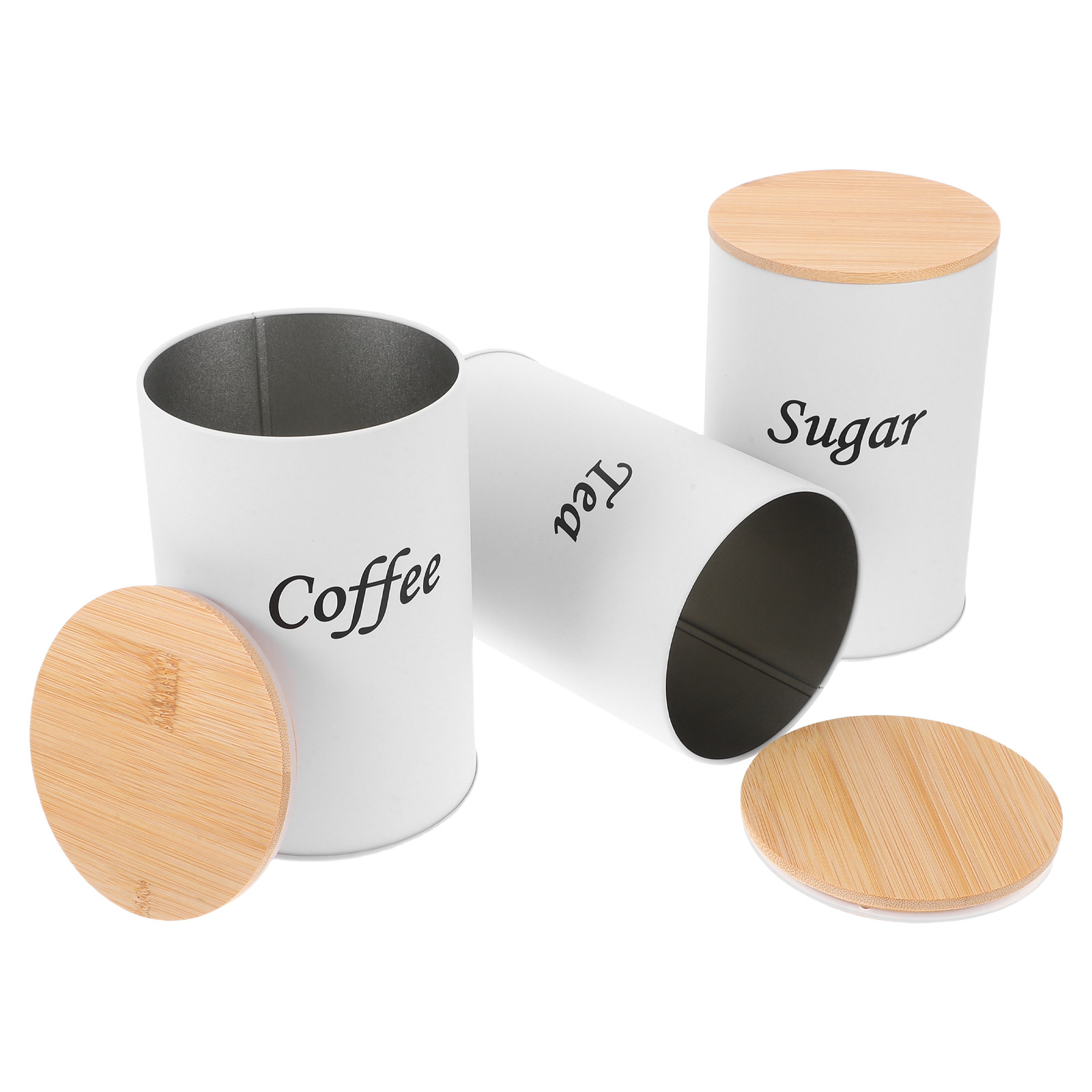 3-teiliges Luftdichtes Rundes  – Canister Coffee Sugar Tea Bewertung und Preis