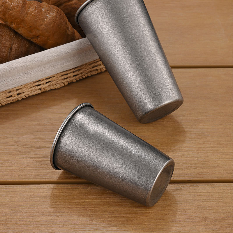 Retro Silberne Edelstahl-Trink – Mug Tea Coffee Bewertung und Preis
