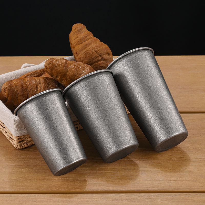 Retro Silberne Edelstahl-Trink – Mug Tea Coffee Bewertung und Preis