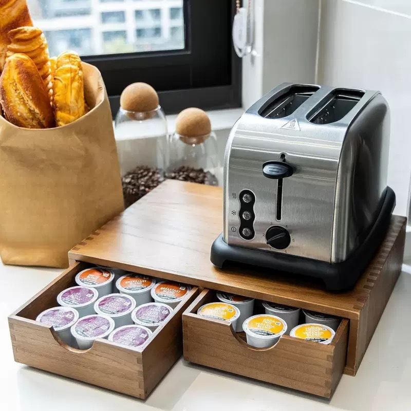 Minimalistische Kaffeemaschine – Coffee Tea Drawer Organizer Bewertung und Preis