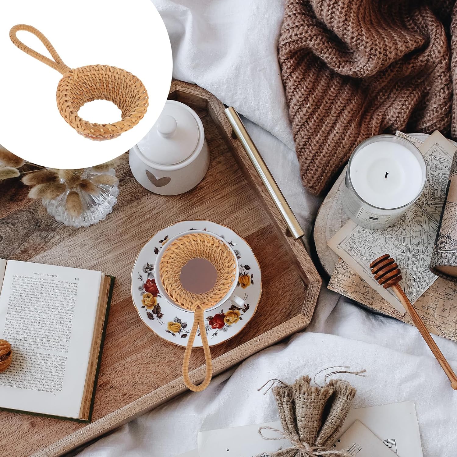 Rattan-Teesieb, handgefertigte – Tea Strainer Mesh Bewertung und Preis