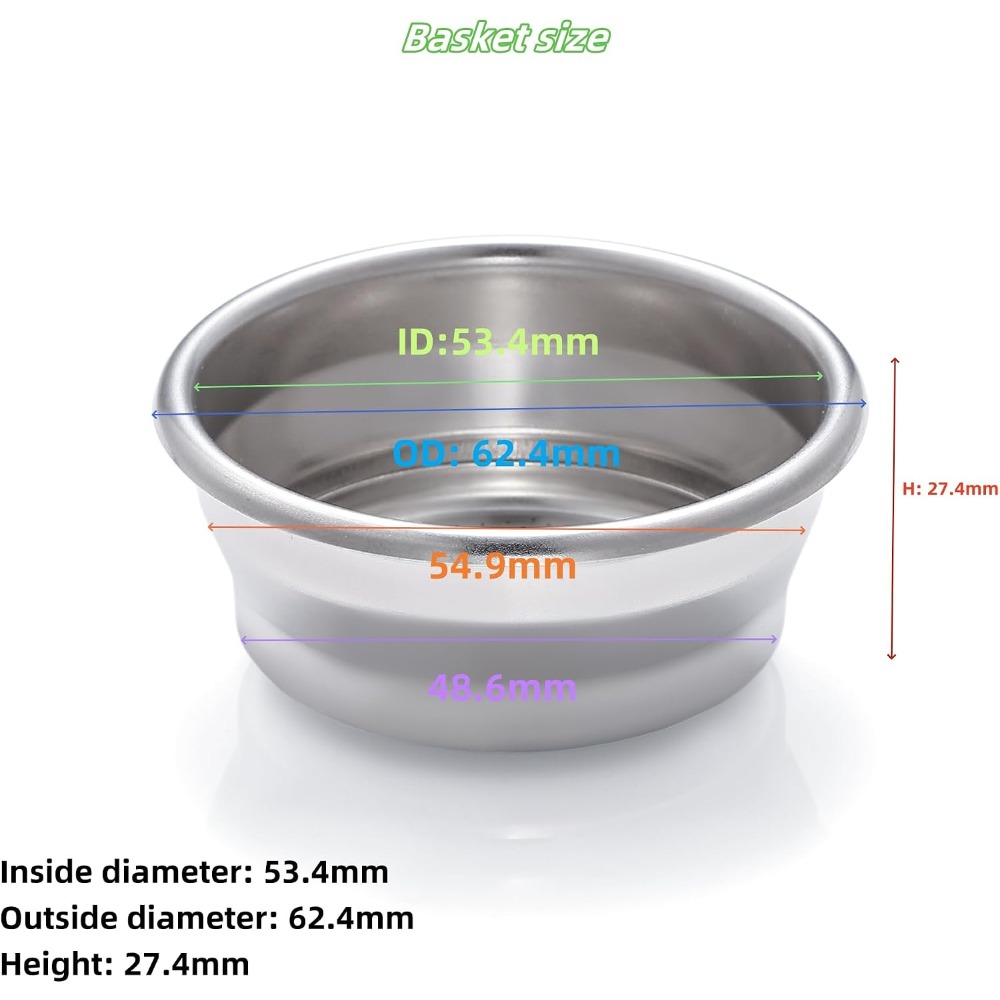 54mm Druckfilterkorb mit Doppe – Breville Espresso Bes870 Bewertung und Preis