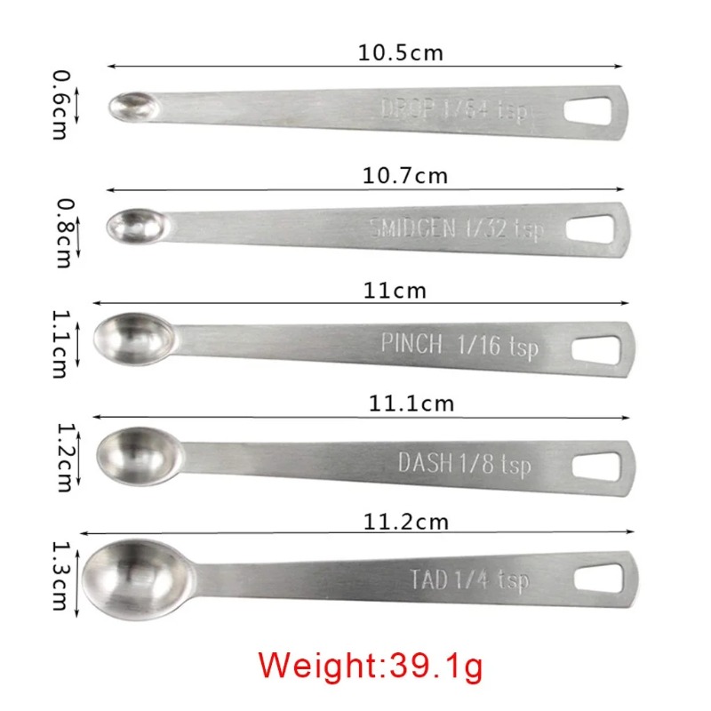 5 teile/satz Kleine Messlöffel – Coffee Tea Sugar Set Bewertung und Preis