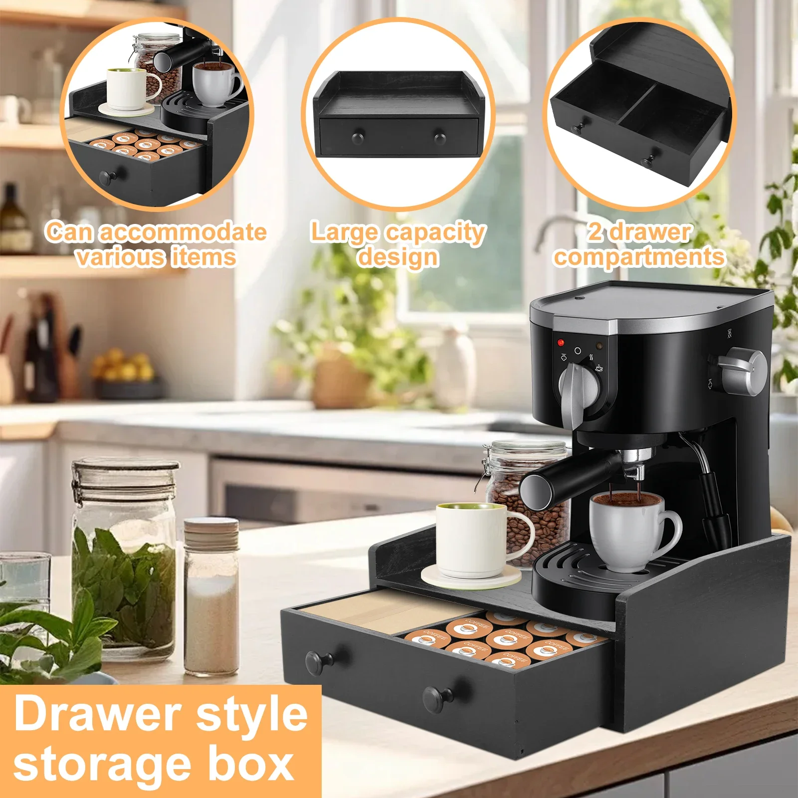 Kaffeemaschinen-Unterschrank a – Coffee Tea Drawer Organizer Bewertung und Preis