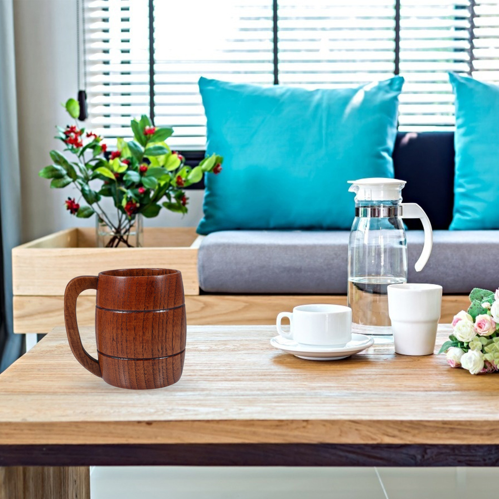 Holz-Bierkrug Kaffeetasse Wass – Mug Tea Coffee Bewertung und Preis
