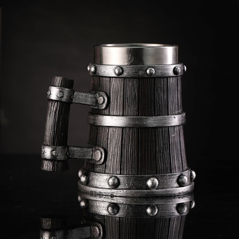 Holzmaserung Bierglas Harz Ede – Mug Tea Coffee Bewertung und Preis