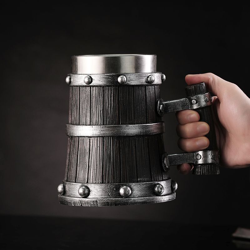Holzmaserung Bierglas Harz Ede – Mug Tea Coffee Bewertung und Preis