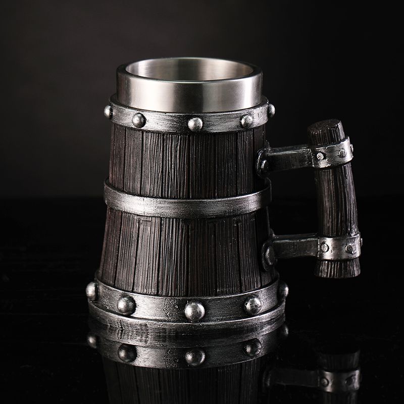 Holzmaserung Bierglas Harz Ede – Mug Tea Coffee Bewertung und Preis