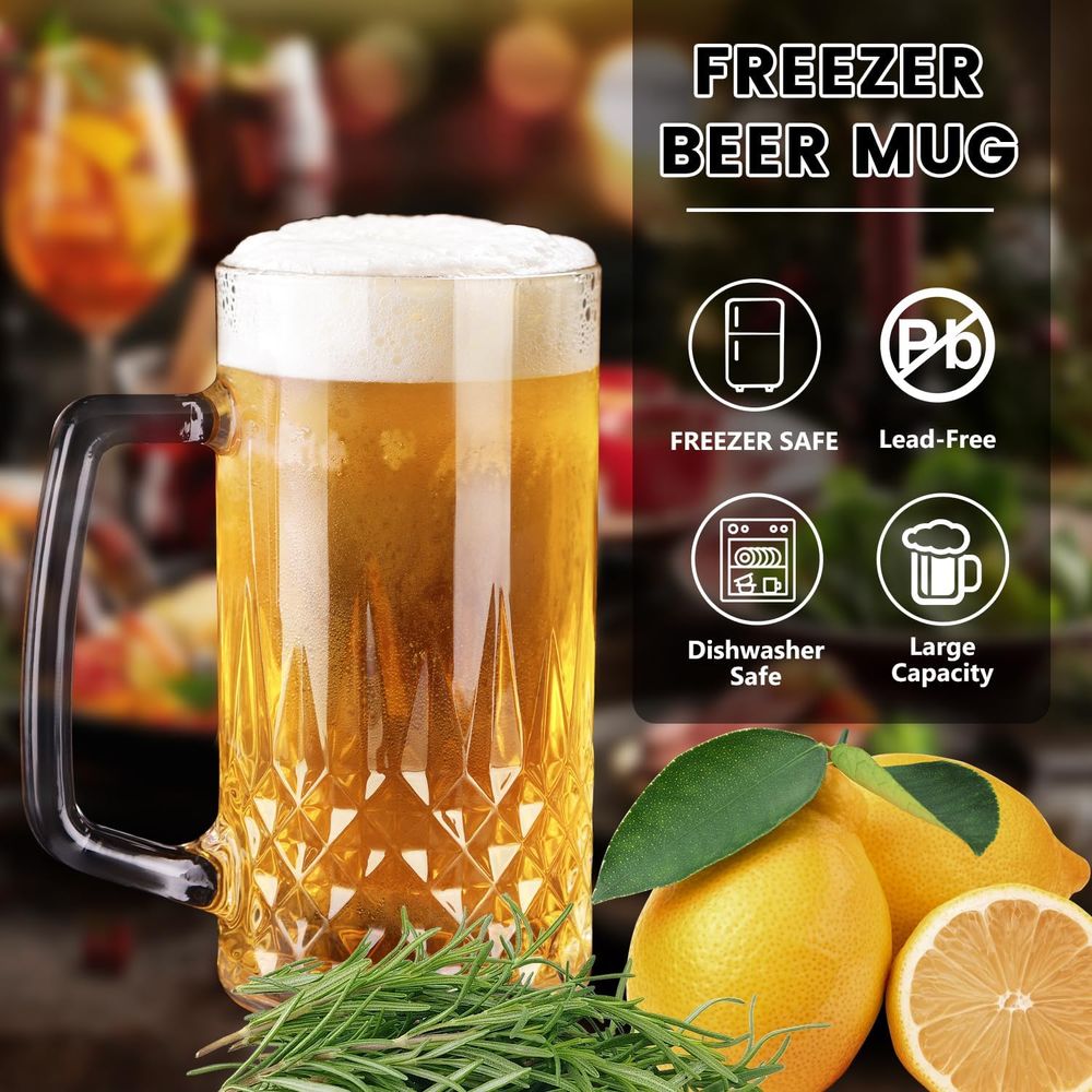 20 oz Schwere Glasbecher-Set m – Mug Tea Coffee Bewertung und Preis