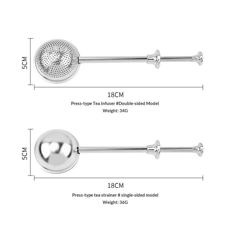 Langstieliger Edelstahl-Tee-In – Tea Strainer Mesh Bewertung und Preis