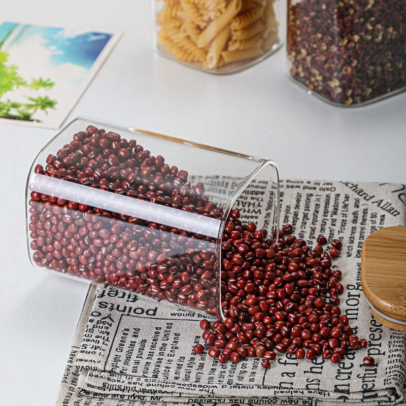 Bambus glas Dosen transparente – Coffee Tea Drawer Organizer Bewertung und Preis